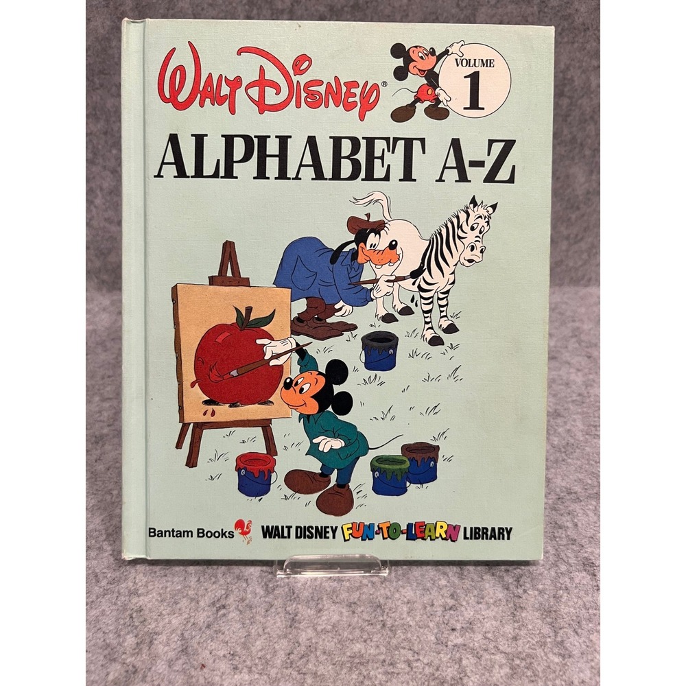 Disney Alphabet‎ A-Z Mickey Mouse Vintage Hardcover